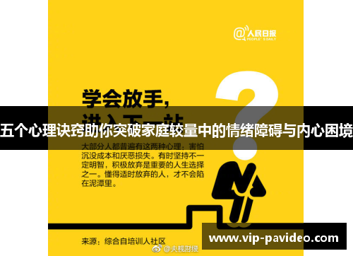 五个心理诀窍助你突破家庭较量中的情绪障碍与内心困境