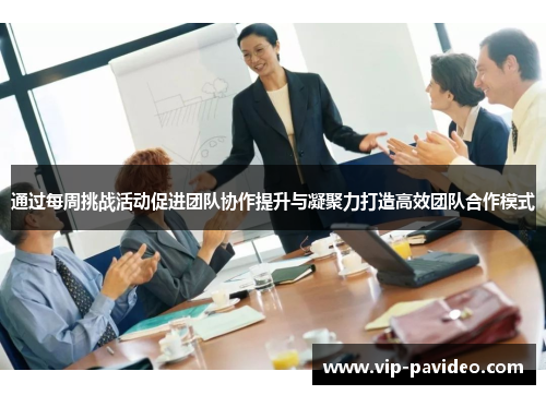 通过每周挑战活动促进团队协作提升与凝聚力打造高效团队合作模式